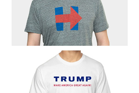 Better Campaign Logo: Donald Trump or Hillary Clinton?