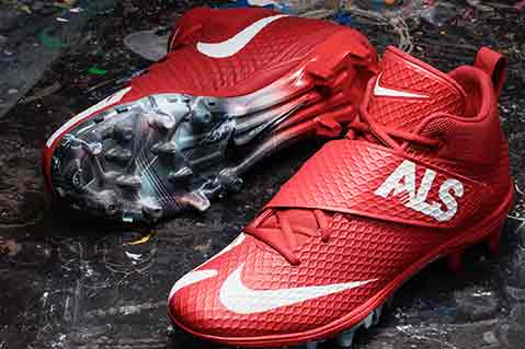 Customized NFL Cleats Raise Money For Charity