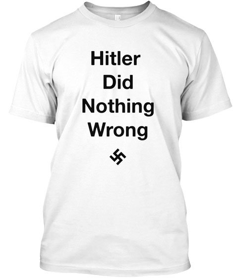 Teespring, T-Shirt Creator Criticized For Swastika Shirt