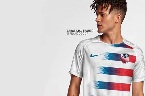 Image of Potential New U.S. Men’s World Cup Jersey Leaked Online