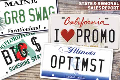 Promotional Products State and Regional Sales Report - 2018