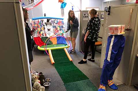 Charles River Apparel Builds Teamwork Through Mini Golf