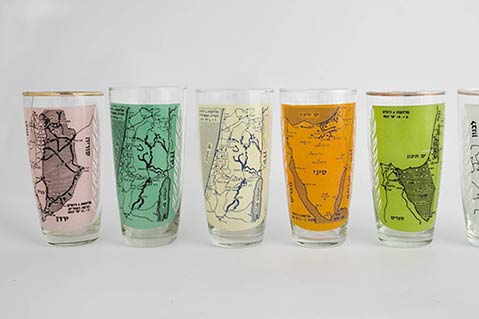 Kitsch Is Culture: Imprinted Drinkware Exhibit A Window To Israeli History