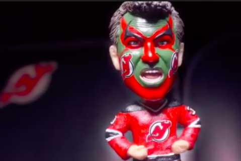 NJ Devils Go Seinfeld-Retro With Hilarious David Puddy Bobblehead