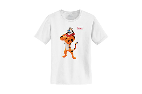 New Branded T-shirt Collection Celebrates Tony the Tiger’s Changes Over the Decades