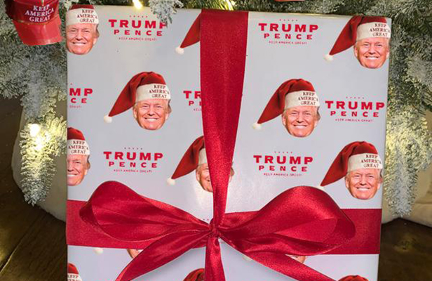 trump wrapping paper