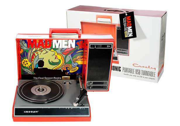 Nostalgic Mad Men Turntable