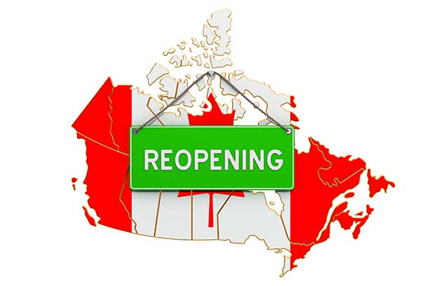 Canada Reopining Sign