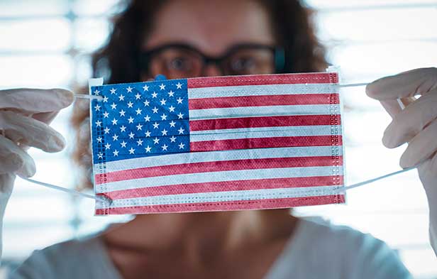 American Flag Mask