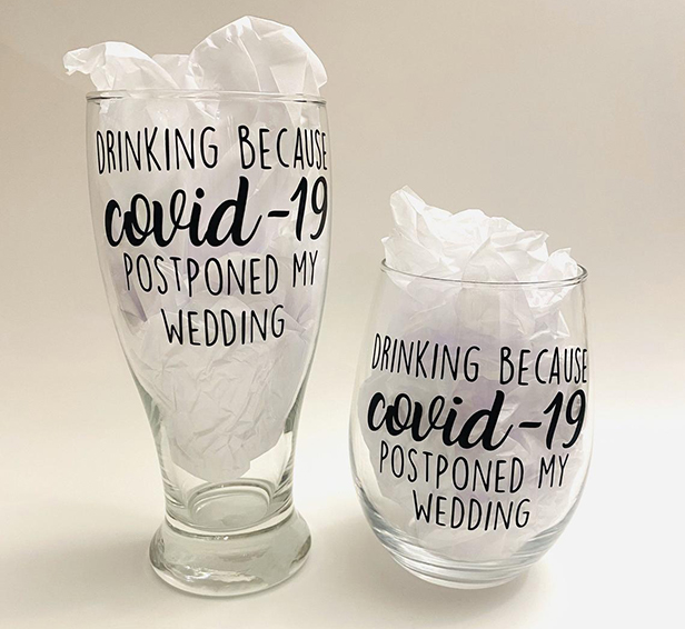 wedding drinking glasses