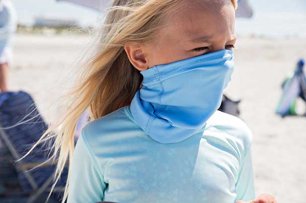 Girl in Neck Gaiter