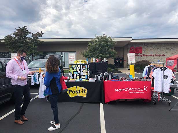 Suppliers took over ASI’s abandoned parking lot as part of the PAPPA Fall Expo.