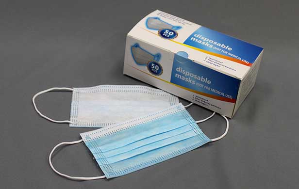 Disposable three-layer masks