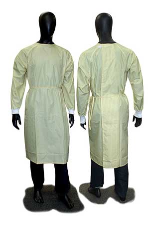 Reusable isolation gown