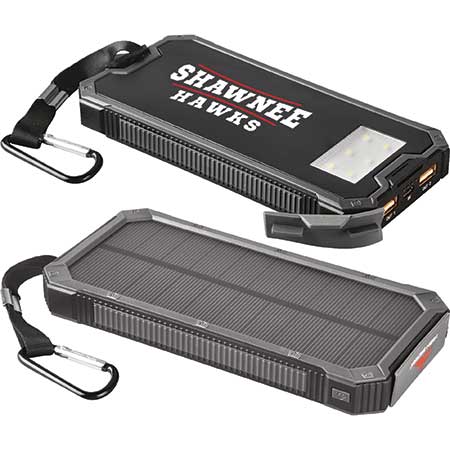 Solar-powered power bank