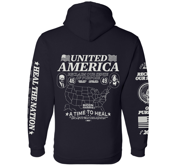 United America black hoodie