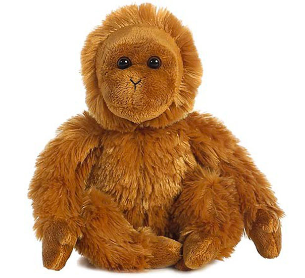 Stuffed toy orangutan