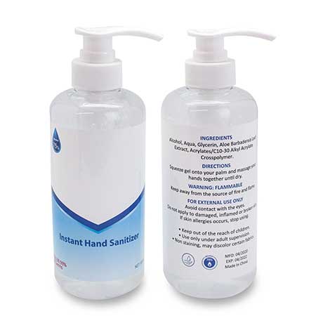 16-oz. bottle of hand sanitizer