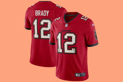 Brady Tops NFL Merch Sales Rankings