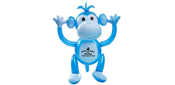 24” inflatable monkey