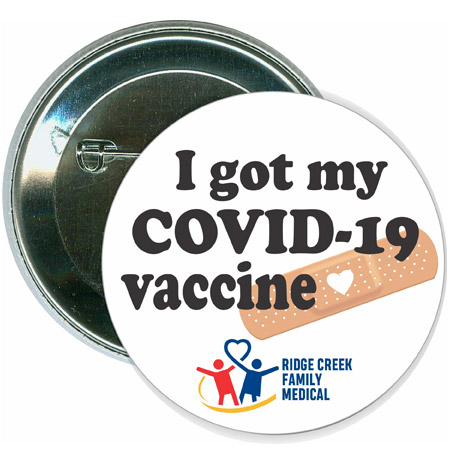 I got my COVID-19 vaccine button