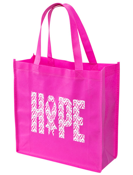 Hot pink tote bag