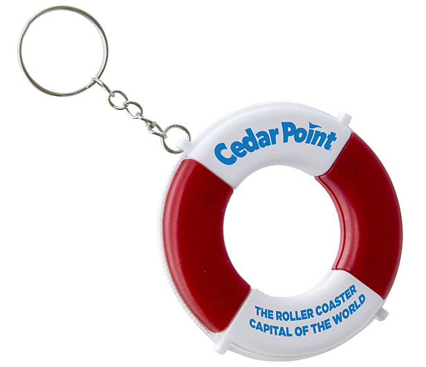 life preserver-shaped keychain