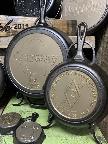 cast-iron skillets