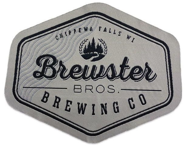 Sticker decal with Brewster Bros. logo