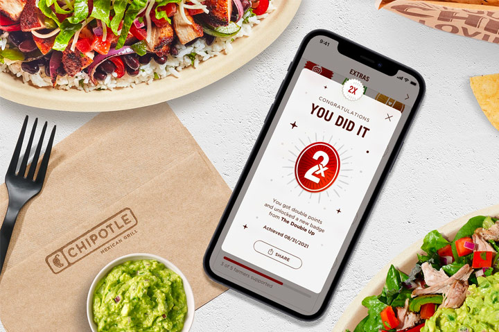 Chipotle Gamifies Reward Program With Achievement Badges