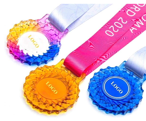 medals with ribbons
