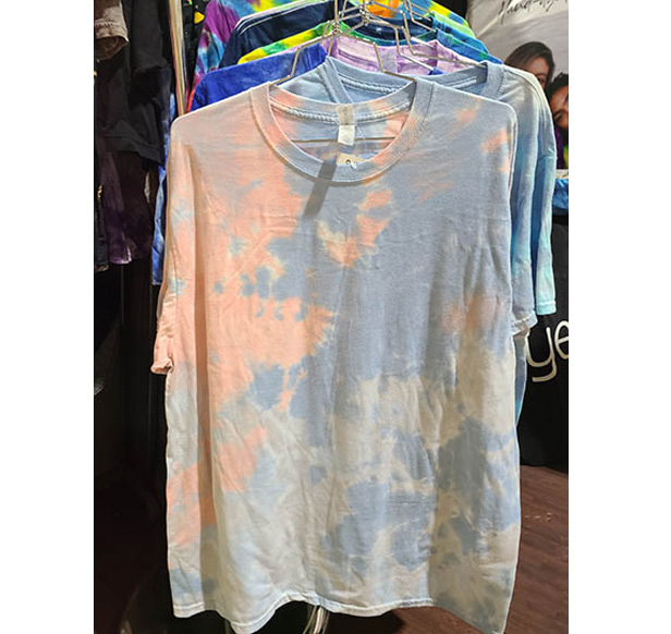 tie-dyed shirts