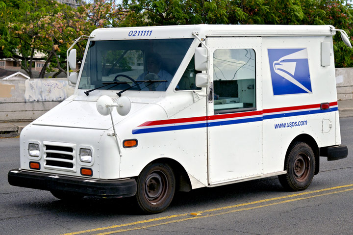 USPS vehicle