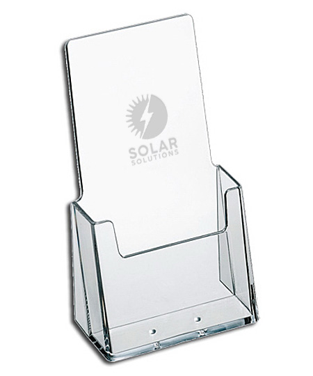 clear brochure holder