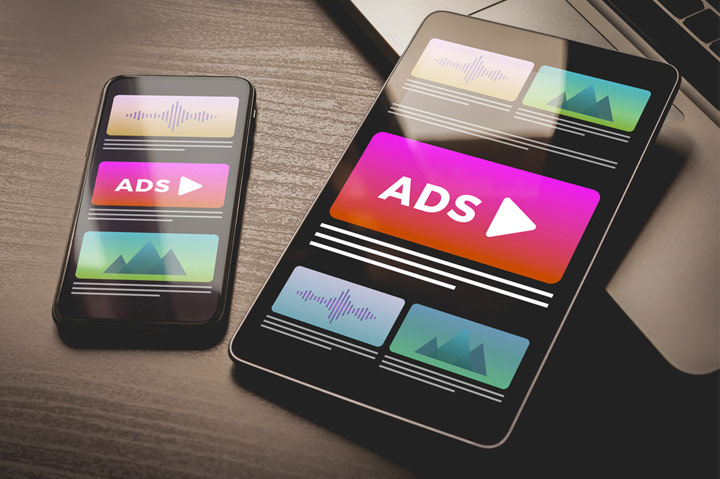 ads on smartphones