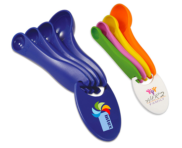 colorful measuring spoon set