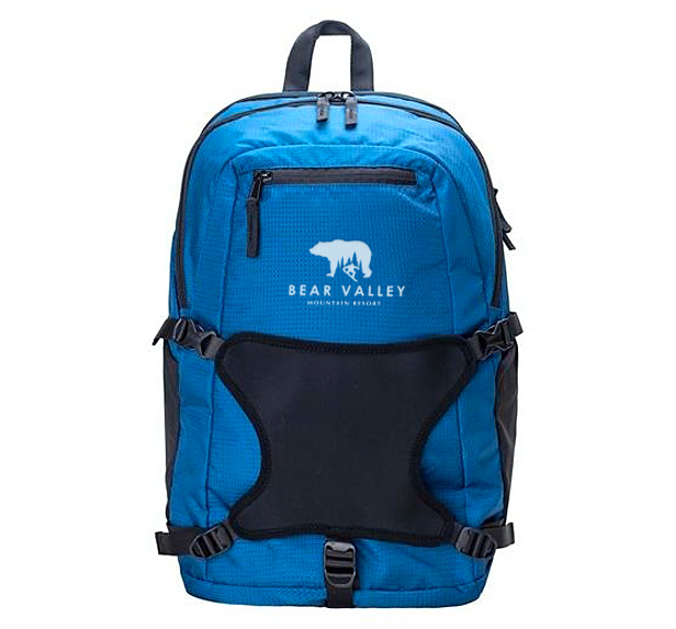 blue backpack