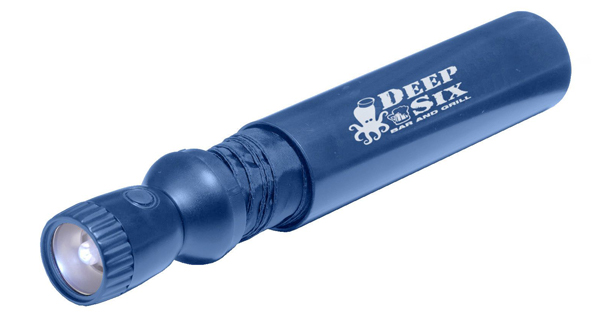 blue tube umbrella flashlight