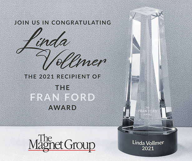 Linda Vollmer Fran Ford award