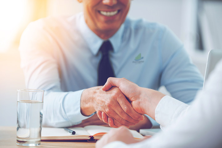 businessman shaking hands