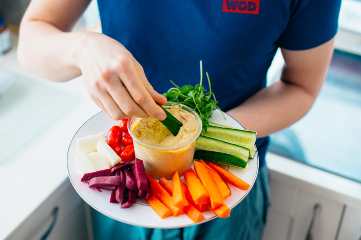 nutritious veggie plate