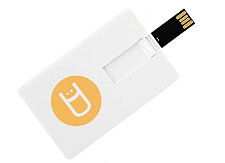 white usb memory drive