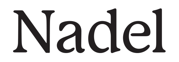 Nadel logo, black text