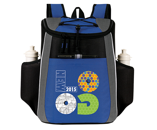 backpack cooler with mesh side pockets