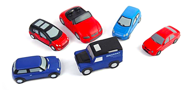 car-shaped stress relievers