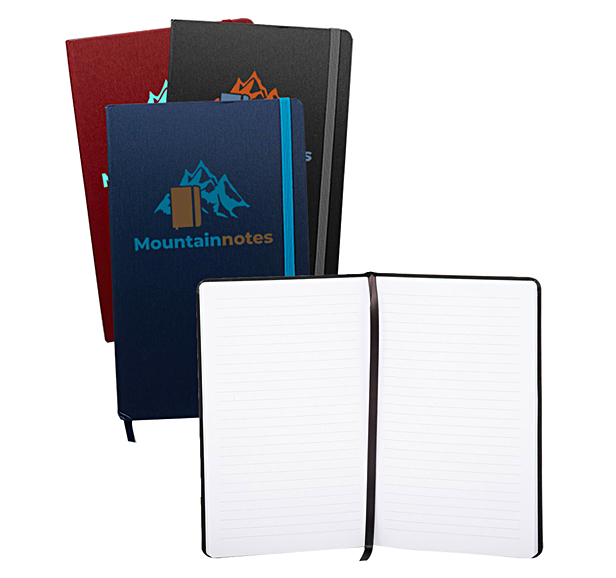 hardcover journals, ruled pages