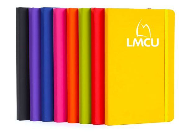 colorful water-resistant vegan leather journals