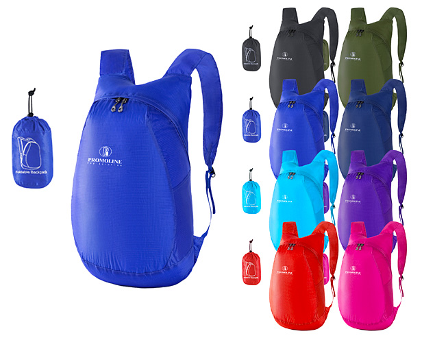 foldable backpacks, assorted colors