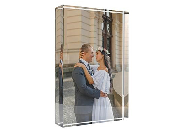 acrylic photo block frame