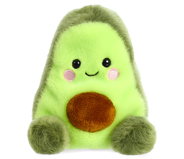 stuffed avocado-shaped plush toy